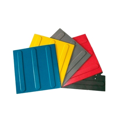 Placas de piso tátil PVC direcional em diferentes cores