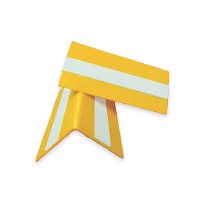 Sinalizador amarelo para borda de degraus