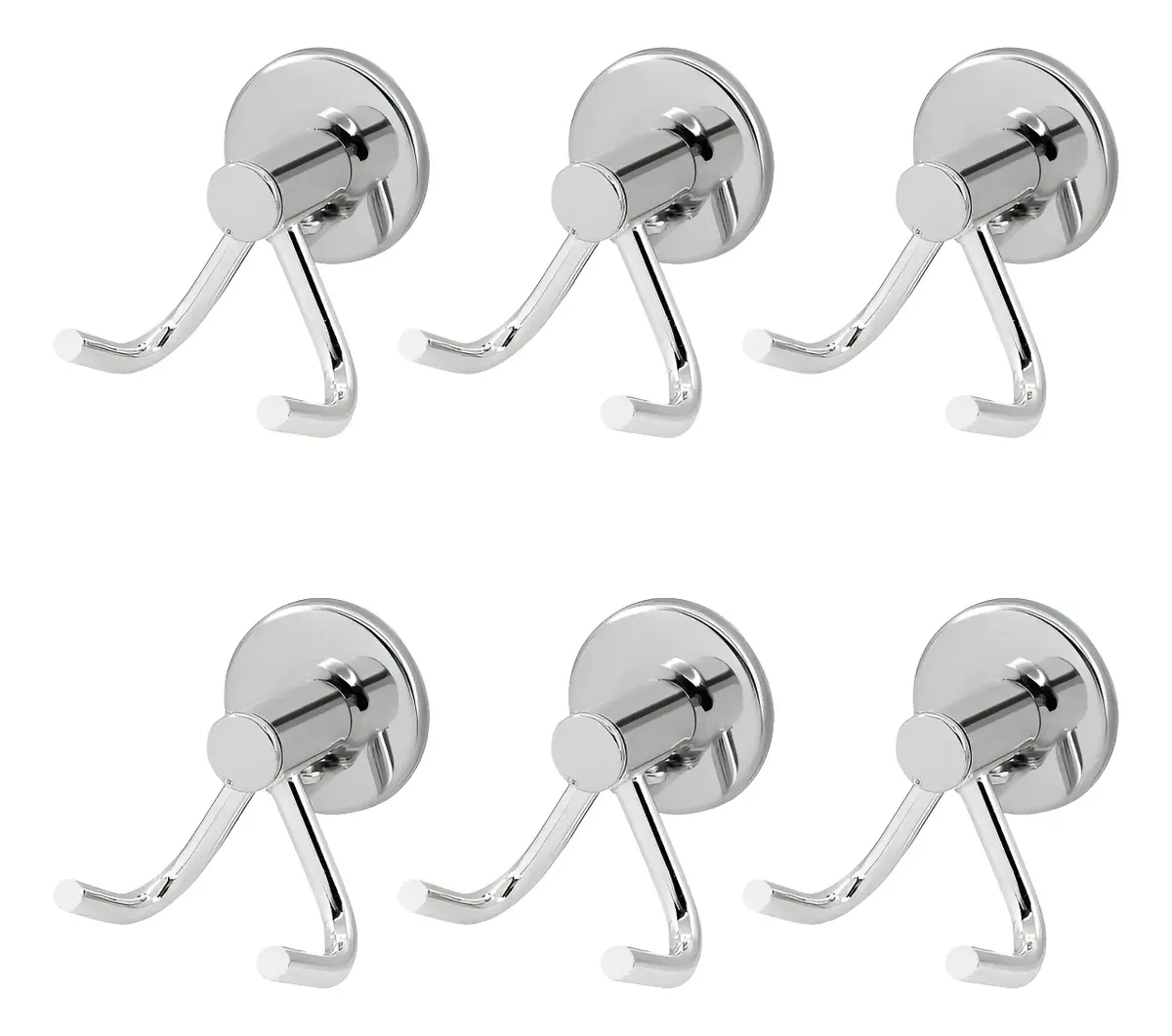 Cabideiros acessíveis duplos de parede